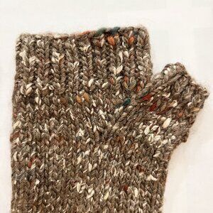 Intermix Luxury Fingerless Gloves in Alpaca, Silk & Merino Wool, NWT